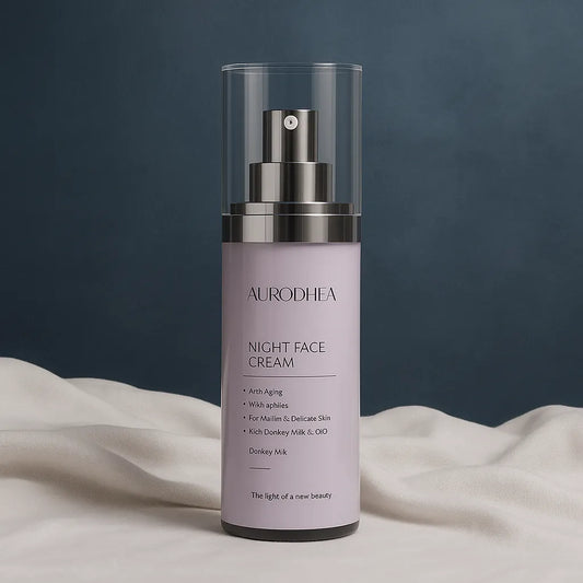 Crema de față cu Lapte de Magarita Chogan-Aurodhea (pentru noapte)