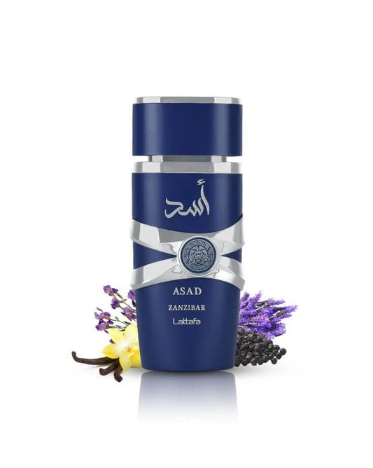 Lattafa Asad Zanzibar – Parfum Arabesc Bărbați Oriental și Condimentat