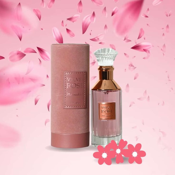 Lattafa Velvet Rose - Parfum arăbesc fructat cu trandafir și vanilie