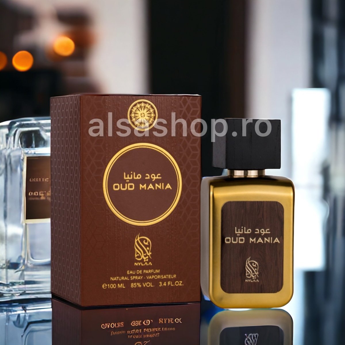 Parfum arabesc bărbați spicy cu ambră și lemn - Oud mania, Nylaa