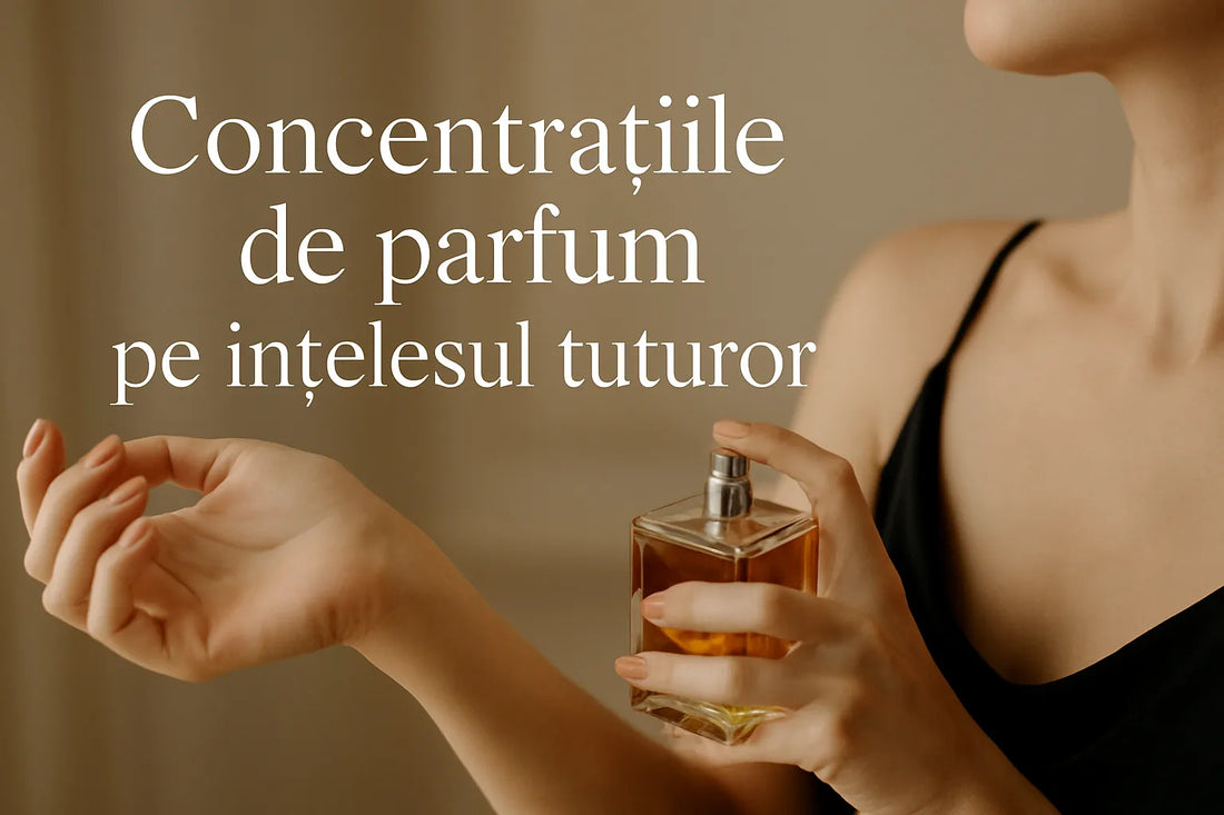 Concentrațiile de parfum explicate simplu – Ghid complet pentru EDC, EDT, EDP și Extract