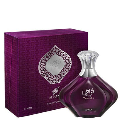 Afnan Turathi Purple - Parfum arabesc Floral Dulce, Lemnos
