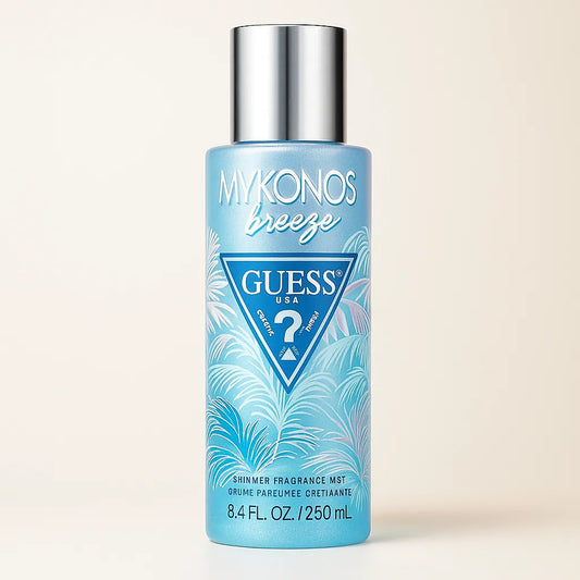 Spray de corp cu sclipici GUESS Mykonos Breeze – Glow fresh 250ml