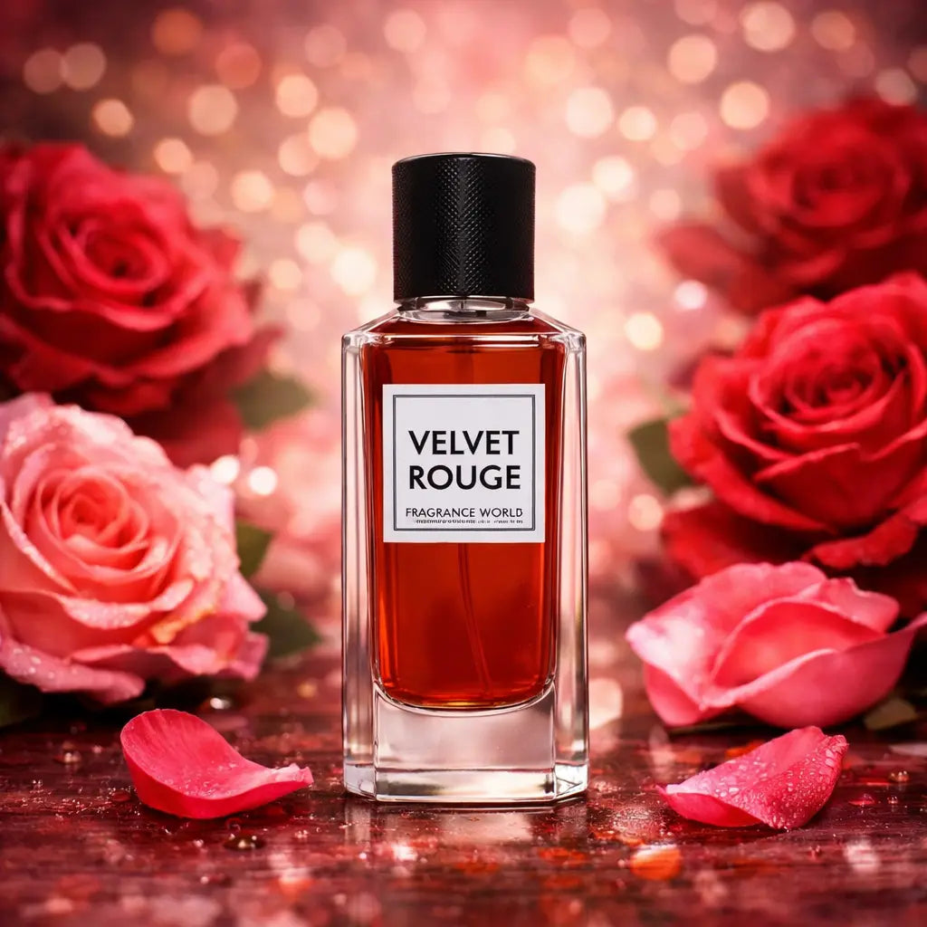 Parfum Velvet Rouge Fragrance World pentru Femei | Floral-Vanilat