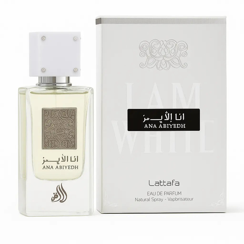 Parfum arabesc damă floral-citric luminos – Lattafa Ana Abiyedh White
