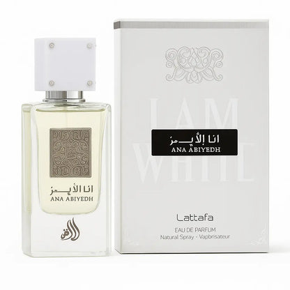 Parfum arabesc damă floral-citric luminos – Lattafa Ana Abiyedh White
