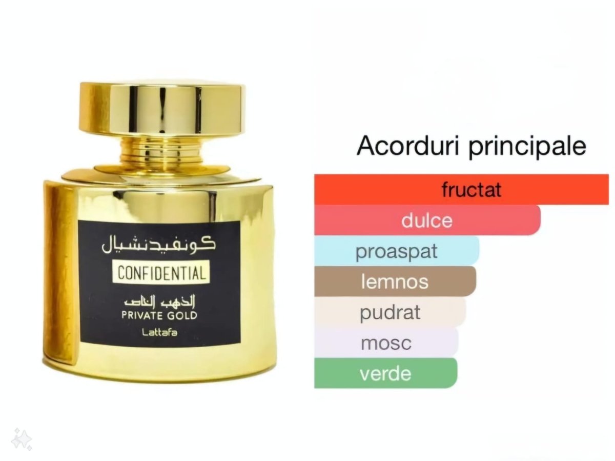 Parfum Confidential Private Gold-Lattafa 