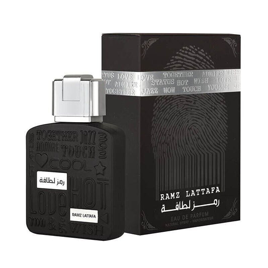 Lattafa Ramz Silver Parfum arăbesc bărbați fresh cu vetiver