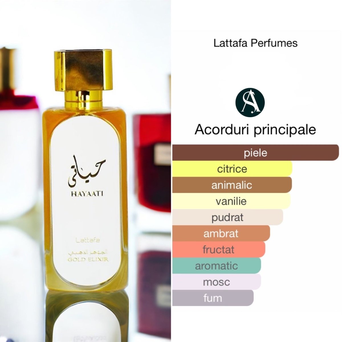 Hayaati Gold Elixir-Lattafa, Parfum arabesc Unisex