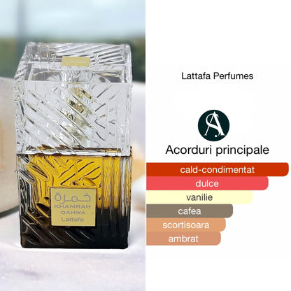 Parfum arabesc Lattafa Khamrah QAHWA, Parfum Unisex Coffee