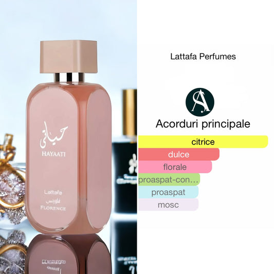 Hayaati Florence, Lattafa, apa de parfum 100 ml, femei