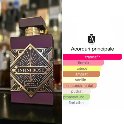 Parfum arabesc Infini Rose, Maison Alhambra, Unisex 