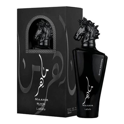 Parfum arăbesc bărbați Oriental lemnos - Lattafa Maahir Black Edition