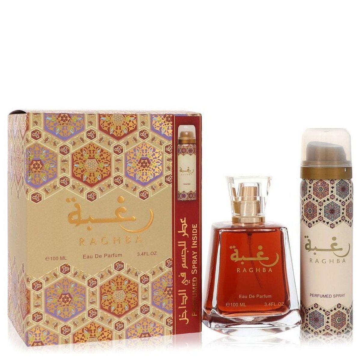 Raghba Lattafa - Set parfum damă oriental dulce și elegant