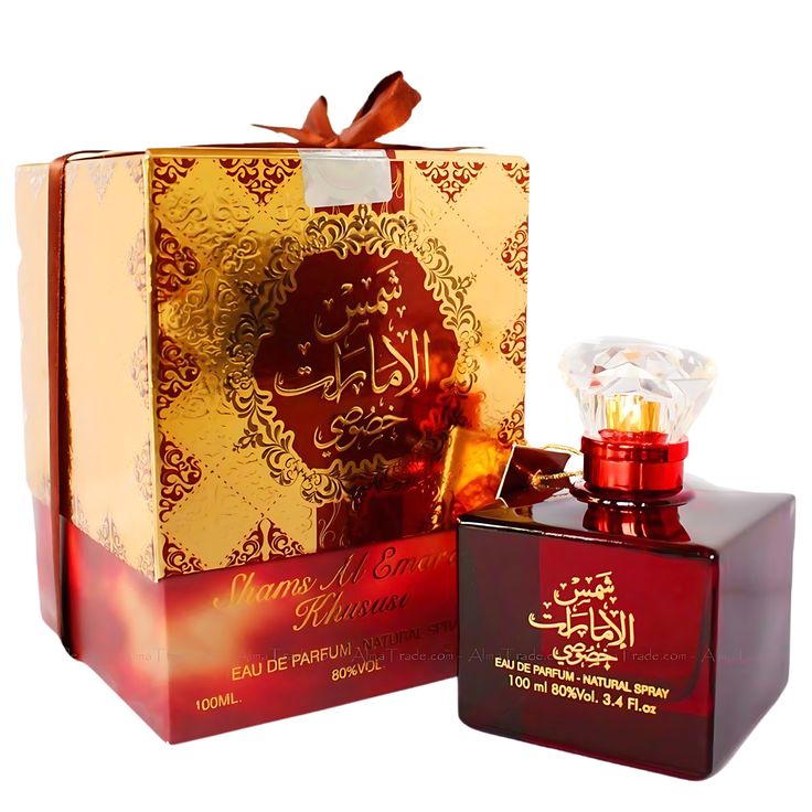 Set Parfum Gurmand Lemnos cu Caramel și Mere Roșii - Shams Al Emarat Khususi