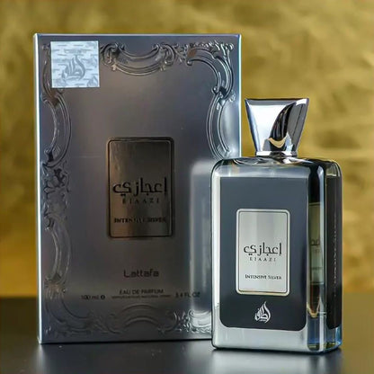 Ejaazi Intense Silver-Lattafa, Eau de Parfum Barbati-0