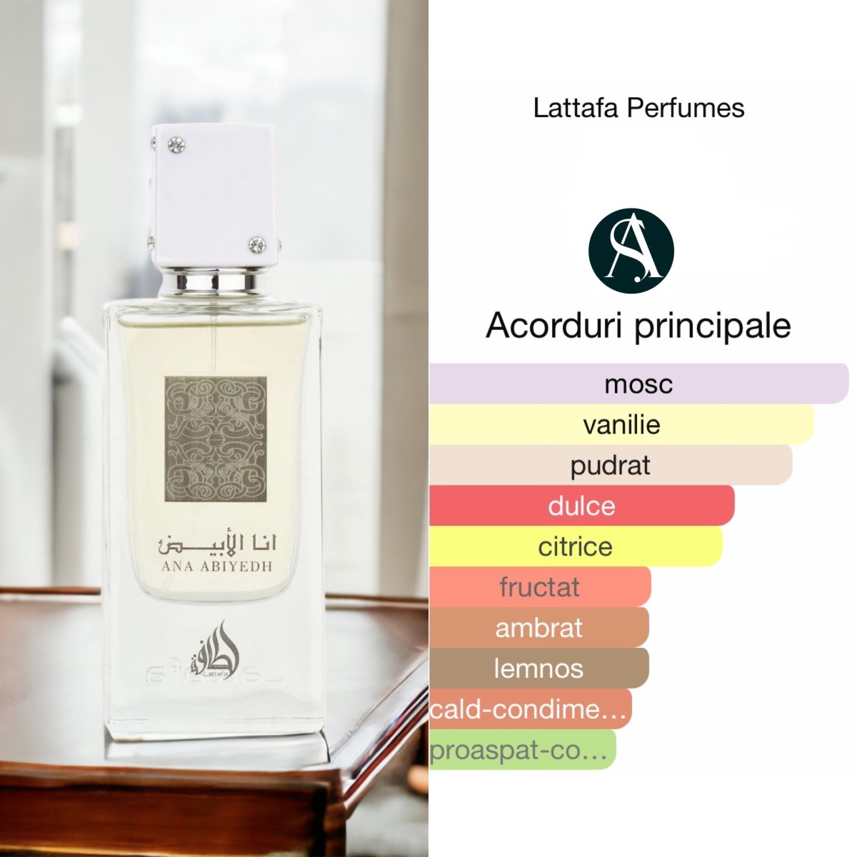 Lattafa-Ana Abiyedh I Am White, Eau de Parfum Dama