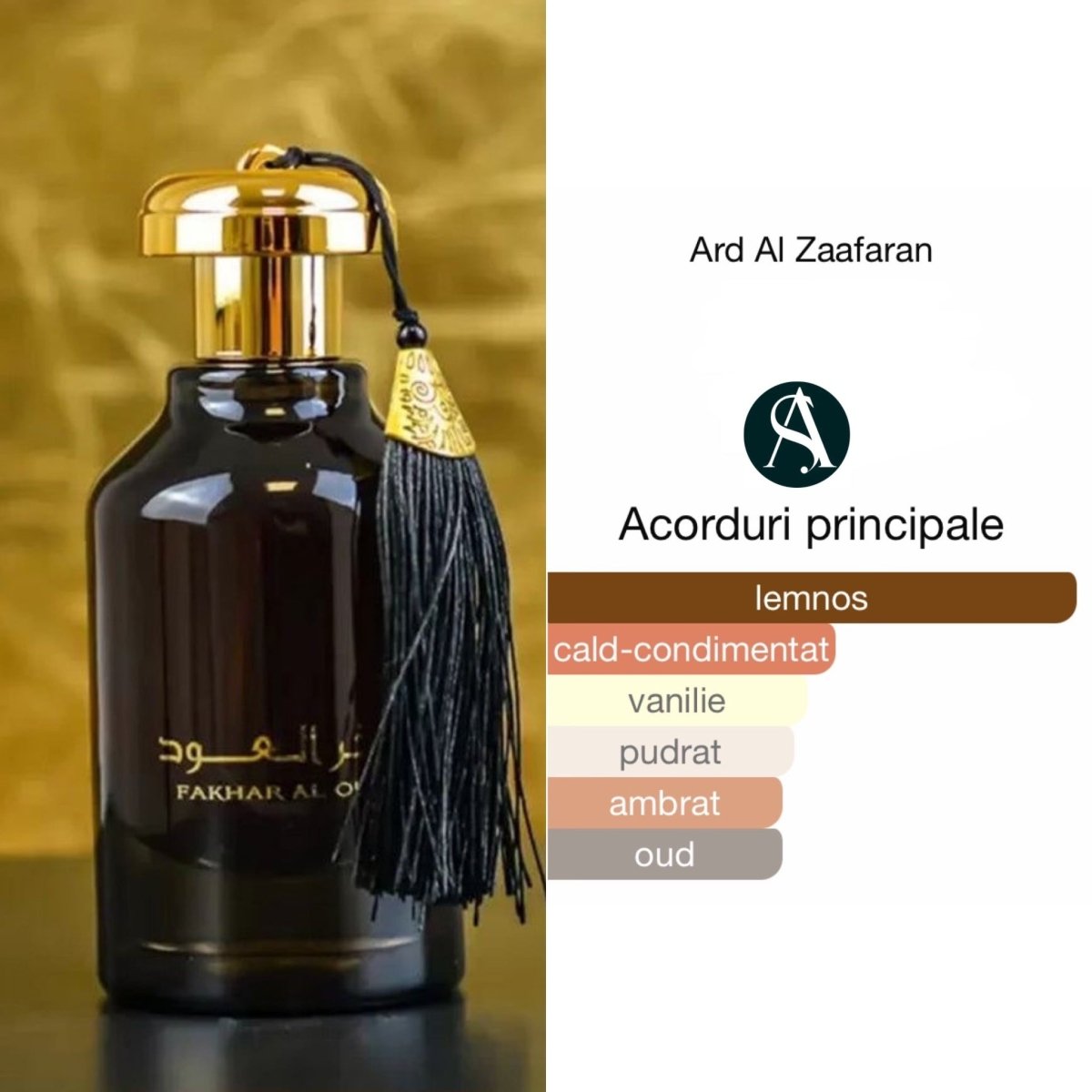 Fakhar Al Oud-Ard al Zaafaran, Eau de Parfum Unisex