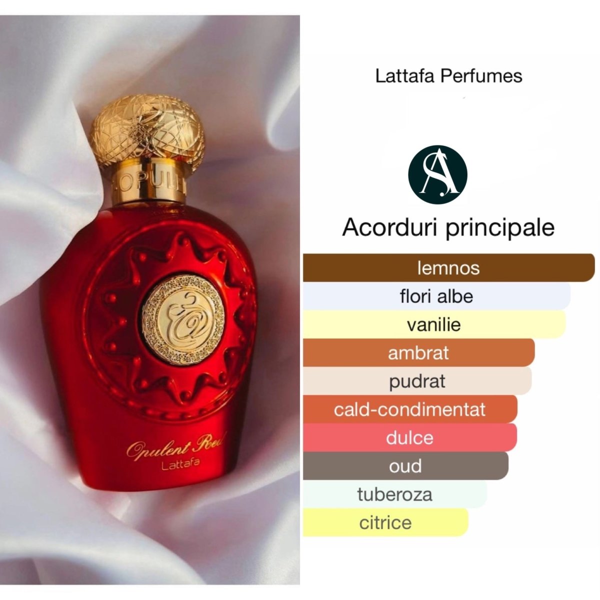 Opulent Red-Lattafa, Eau de Parfum Dama