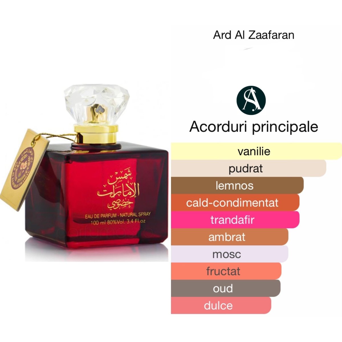 Parfum arabesc dama Shams Al Emerat Khususi + Deo