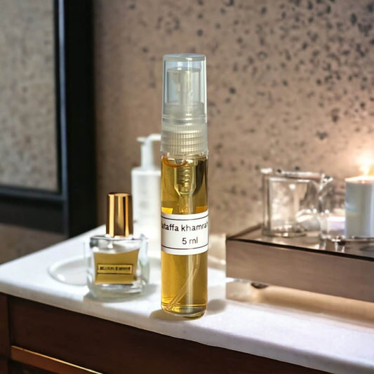 Mostră parfum Khamrah – Lattafa | Testează aroma originală