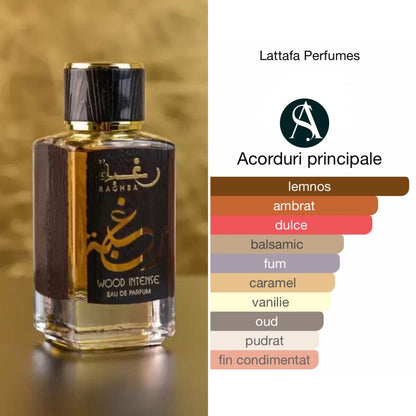 Parfum arabesc Raghba Wood Intense-Lattafa, Eau de Parfum Barbati