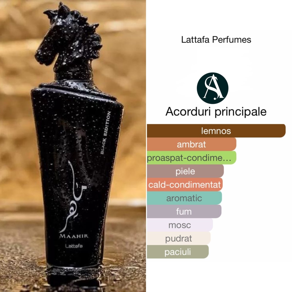 Maahir Black Edition-Lattafa, Eau de Parfum Barbati