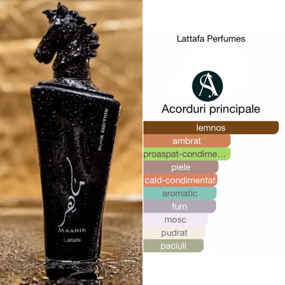 Maahir Black Edition-Lattafa, Eau de Parfum Barbati